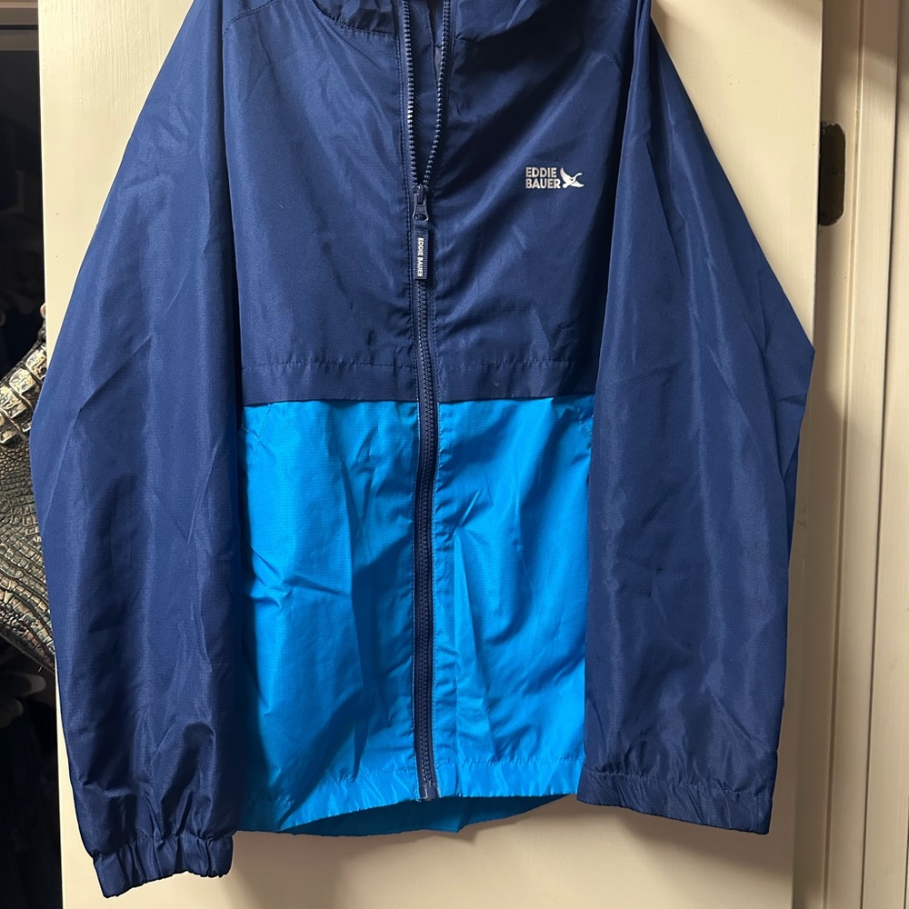 Eddie Bauer Two-Tone Blue Jacket Youth Large
